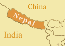 map-nepal-english